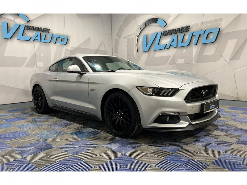 Ford MUSTANG FASTBACK  V8 5.0 421 GT BVA ESSENCE Gris Occasion à vendre