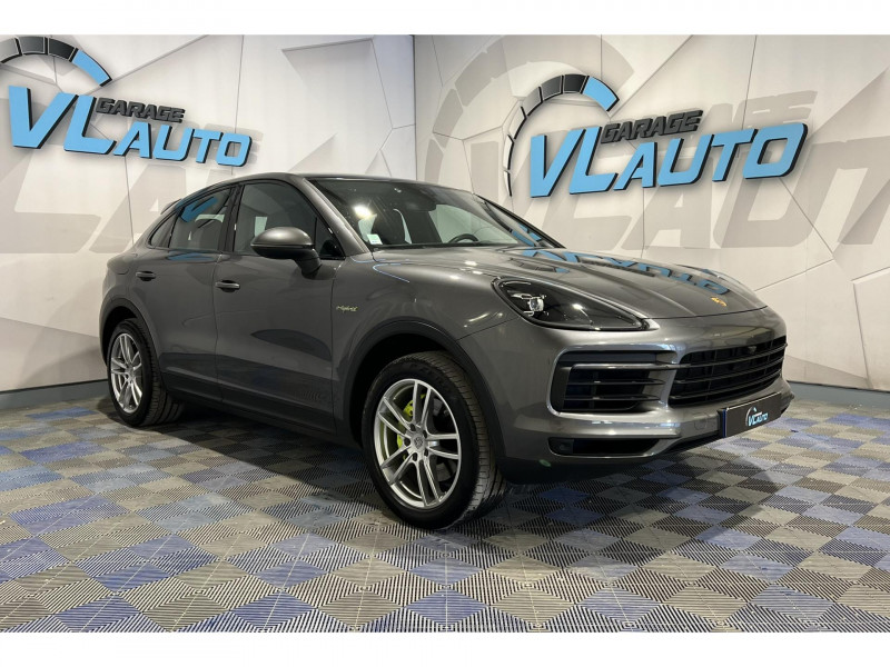 Porsche CAYENNE COUPE E-Hybrid 3.0 V6 462 ch Tiptronic BVA Hybride GRIS FONCE Occasion à vendre