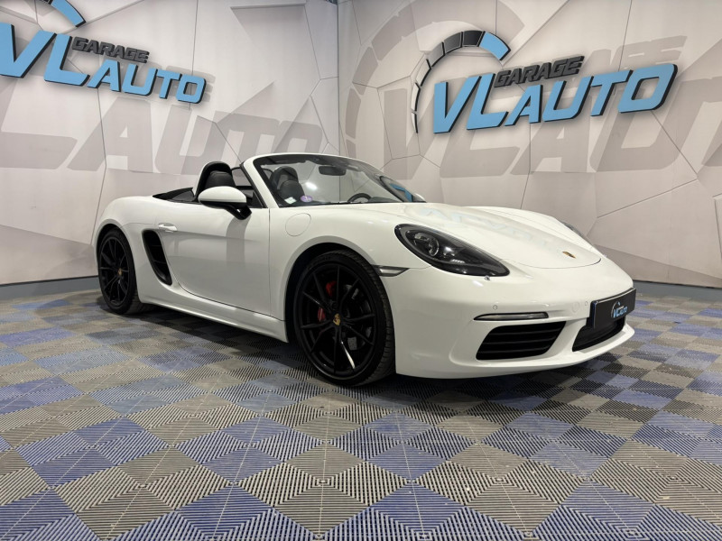 Porsche 718 BOXSTER 2.5i S 350 ch PDK ESSENCE BLANC Occasion à vendre