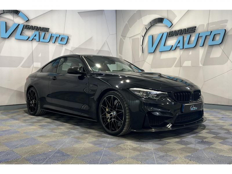 Bmw M4 450 ch DKG7 LCI2 Pack Competition Freins Céramique M4 ESSENCE Noir Occasion à vendre