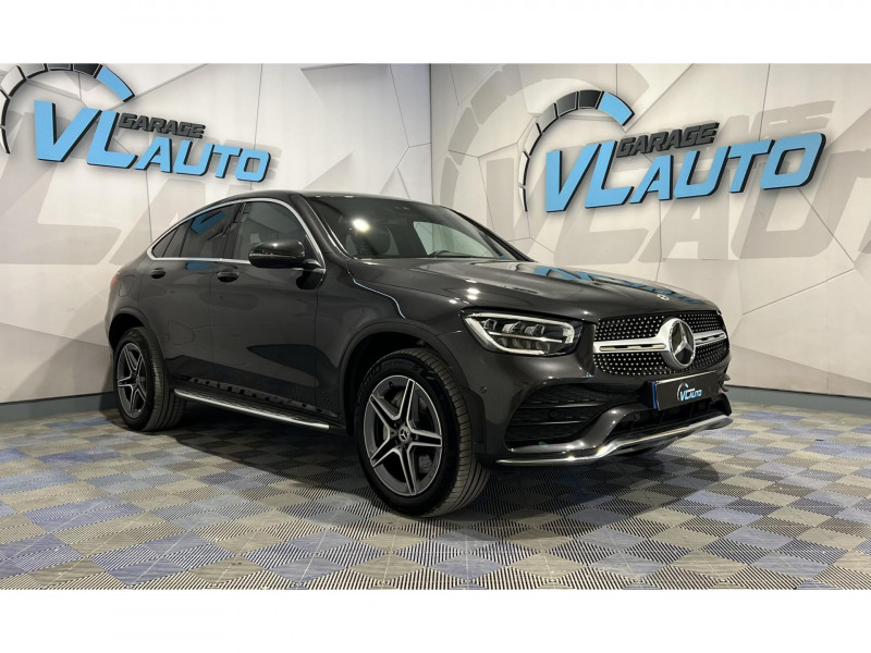Mercedes-Benz GLC COUPE 300 de 9G-Tronic 4Matic AMG Line Hybride Gris Occasion à vendre