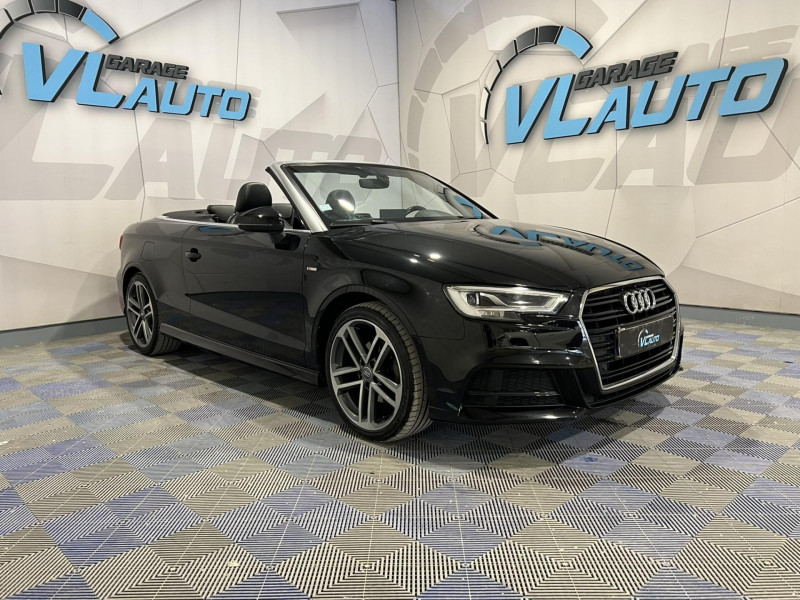Audi A3 CABRIOLET 1.5 TFSI CoD 150 S tronic 7 S-Line ESSENCE Noir Occasion à vendre
