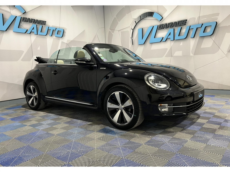 Volkswagen COCCINELLE Cabriolet 1.4 TSI 150 BMT Couture DSG7 ESSENCE Noir Occasion à vendre