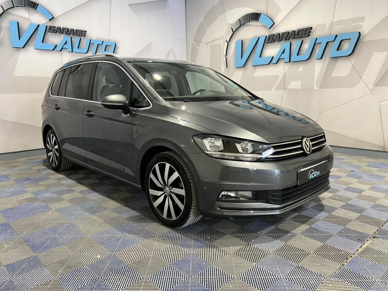 Volkswagen TOURAN 1.4 TSI 150 BMT 5pl Carat ESSENCE Gris Occasion à vendre