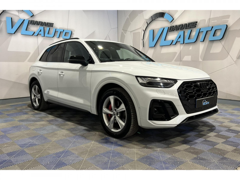 Audi Q5  55 TFSIe 367 S tronic 7 Quattro S line Hybride Blanc Occasion à vendre