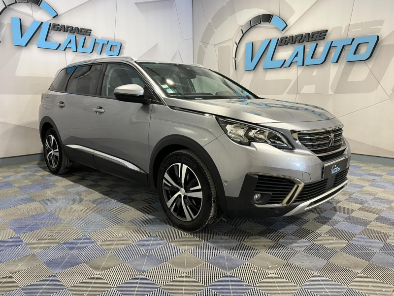 Peugeot 5008  BlueHDi 130ch S&S EAT8 Allure 7 Places DIESEL Gris Occasion à vendre