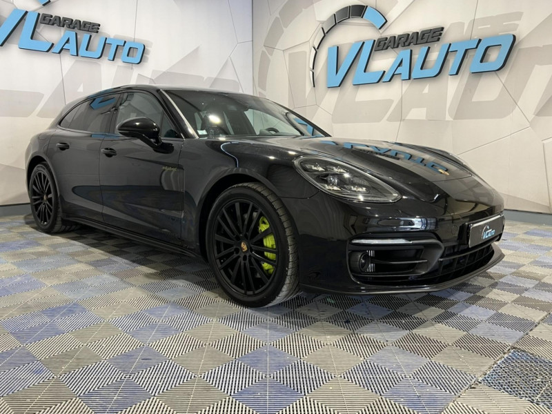 Porsche PANAMERA 4 V6 3.0 462 Hybrid Sport Turismo Platinium Edition Hybride NOIR Occasion à vendre