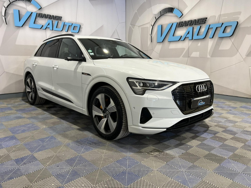 Audi E-TRON 55 quattro 408 ch Avus Extended ELECTRIQUE Blanc Occasion à vendre