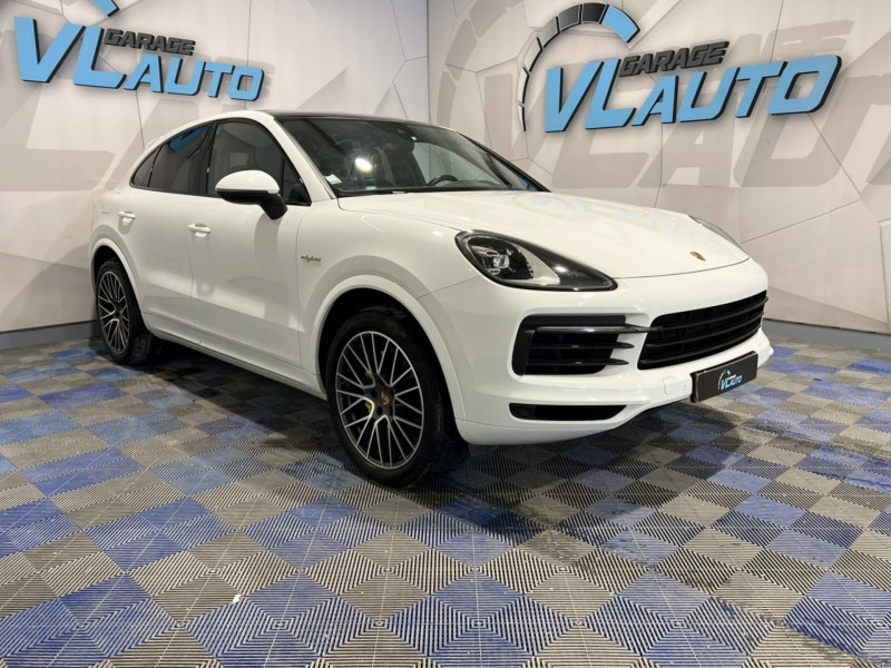 Porsche Cayenne COUPE 3.0 V6 E-Hybrid 462 BVA Hybride BLANC Occasion à vendre