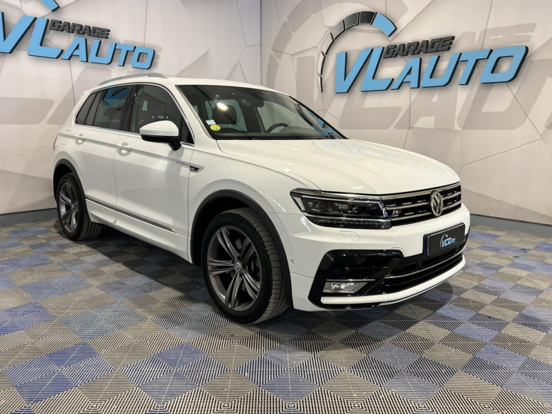 Volkswagen TIGUAN 2.0 TDI 190 DSG7 4Motion Carat Exclusive + pack R line  DIESEL Blanc Occasion à vendre