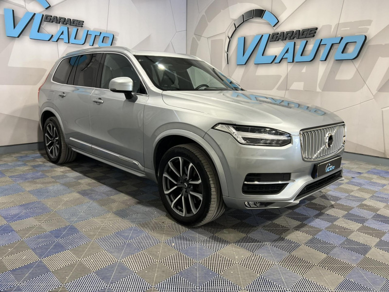 Volvo XC90  D5 AWD AdBlue 235 ch Geartronic 7pl Inscription Luxe DIESEL Gris Occasion à vendre