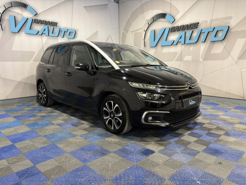 Citroen GRAND C4 SPACETOURER BlueHDi 130 S&S BVM6 Shine 7 Places DIESEL Noir Occasion à vendre