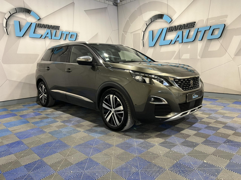 Peugeot 5008  BlueHDi 180ch S&S EAT8 GT 7 Places DIESEL Gris Occasion à vendre