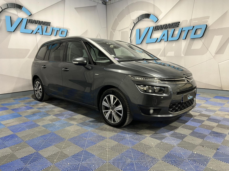 Citroen GRAND C4 PICASSO THP 165 S&S EAT6 Shine 7 Places ESSENCE Gris Occasion à vendre