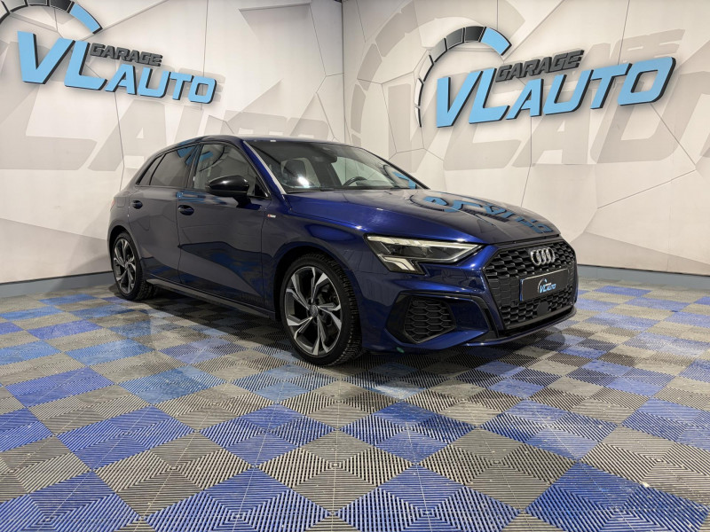Audi A3 SPORTBACK 35 TDI 150 S tronic 7 S Line DIESEL Bleu Occasion à vendre