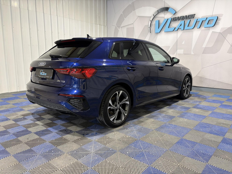 Photo 5 de l'offre de AUDI A3 SPORTBACK 35 TDI 150 S tronic 7 S Line à 25490€ chez VL Auto