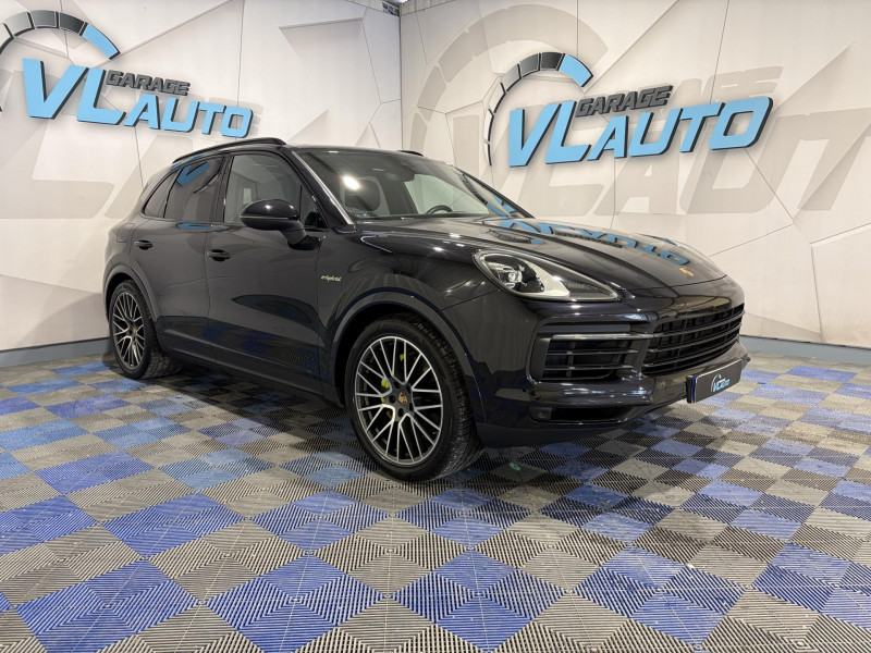 Porsche CAYENNE E-Hybrid 3.0 V6 462 ch Tiptronic BVA Hybride Noir Occasion à vendre