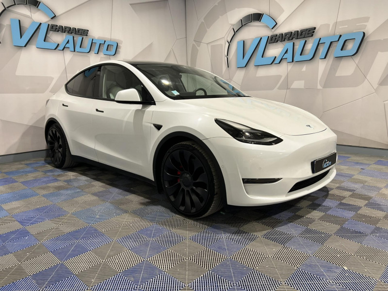 Tesla MODEL Y AWD Performance ELECTRIQUE BLANC Occasion à vendre