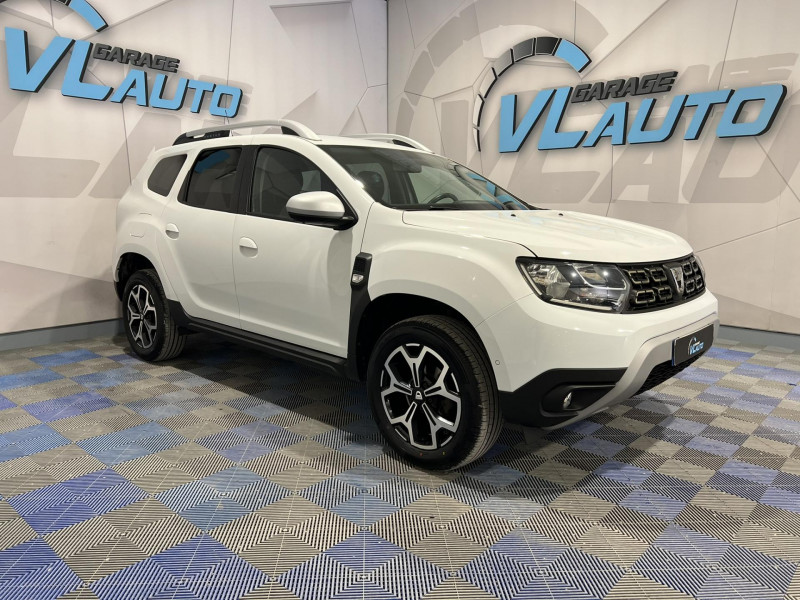 Dacia DUSTER TCe 130 FAP 4x2 Prestige ESSENCE Blanc Occasion à vendre