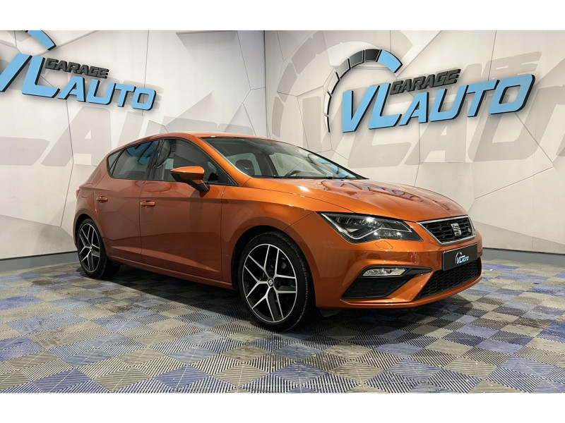 Photo 1 Seat LEON 1.5 TSI 150 Start/Stop ACT BVM6 FR ESSENCE Orange en vente chez VL Auto Photo 1 de l'offre de SEAT LEON 1.5 TSI 150 Start/Stop ACT BVM6 FR à 14990€ chez VL Auto