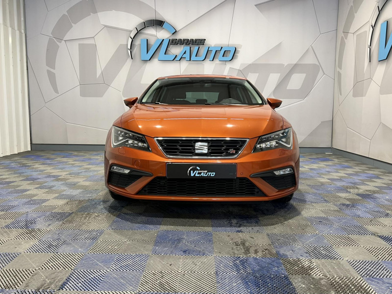 Photo 2 Seat LEON 1.5 TSI 150 Start/Stop ACT BVM6 FR ESSENCE Orange en vente chez VL Auto Photo 2 de l'offre de SEAT LEON 1.5 TSI 150 Start/Stop ACT BVM6 FR à 14990€ chez VL Auto