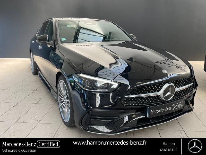 Mercedes-Benz Classe C 200 204ch AMG Line Essence/Micro-Hybride Noir obsidienne métallisé Occasion à vendre