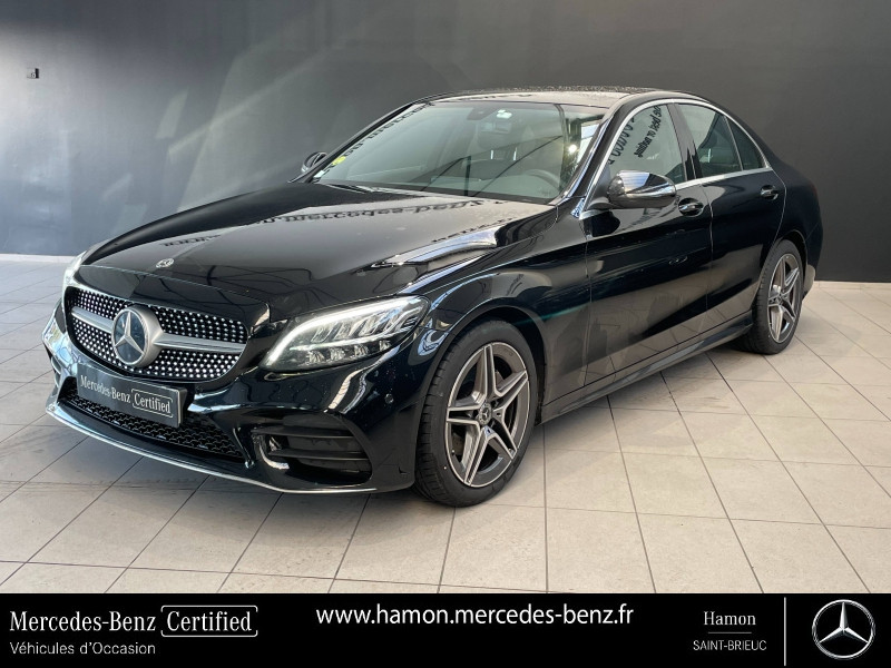 Mercedes-Benz Classe C 200 d 160ch AMG Line 9G-Tronic Diesel Noir obsidienne Occasion à vendre
