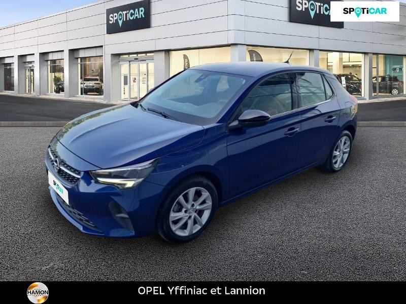 Opel Corsa 1.2 Turbo 100ch Elegance BVA Essence bleu nautique Occasion à vendre