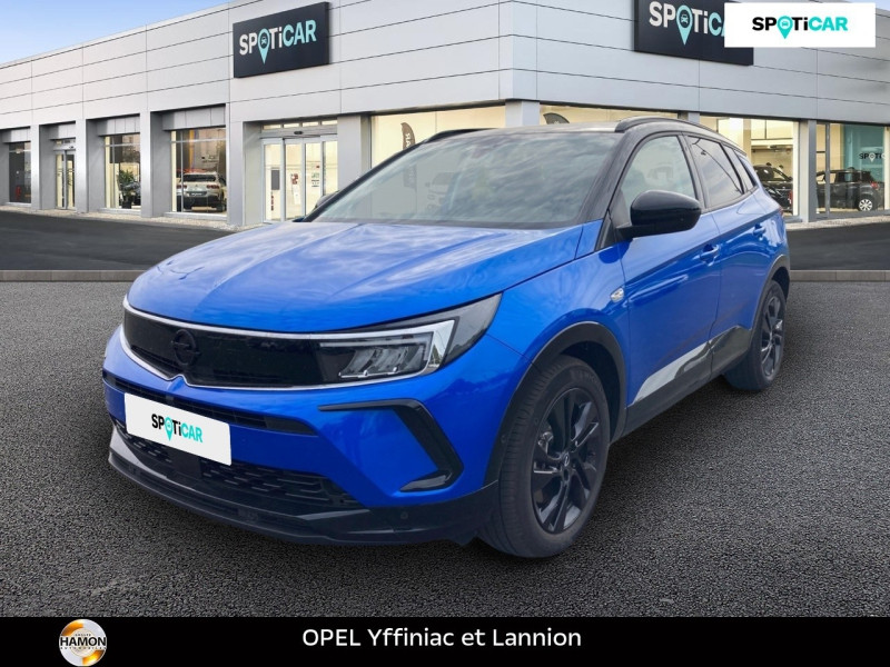 Opel Grandland 1.6 Turbo 225ch Hybride GS MY23 Hybride Bleu Kobalt Métal Prem/Toit Noir Karbon Occasion à vendre