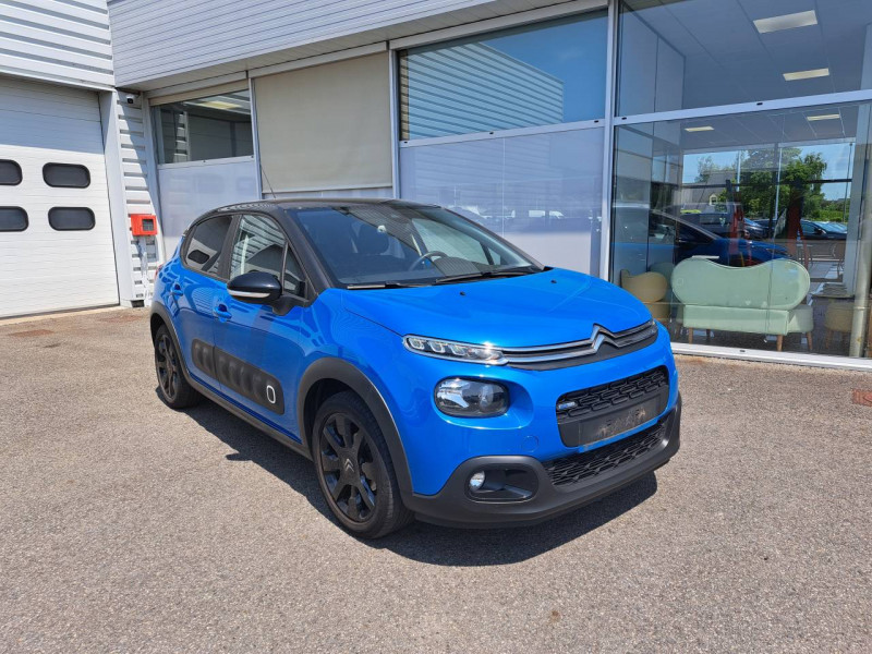 Citroen C3 (3) PureTech 82 BVM Shine Essence Bleu Occasion à vendre