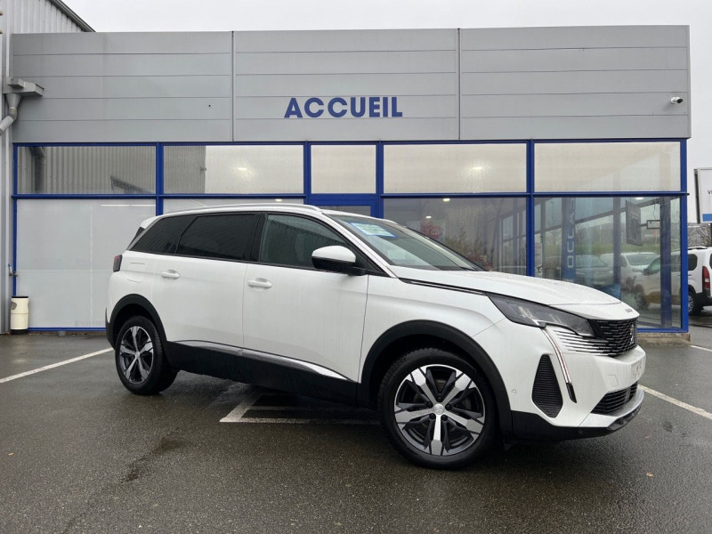 Peugeot 5008 (2) PureTech 130 S&S EAT8 Allure Essence Blanc Occasion à vendre