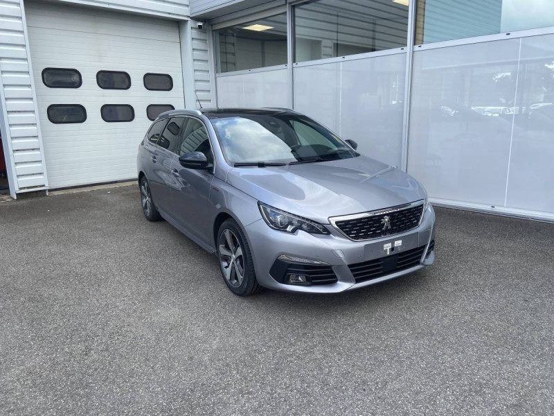 Peugeot 308 SW (2) BlueHDi 130 EAT8 S&S SW GT LINE Diesel Gris clair Occasion à vendre