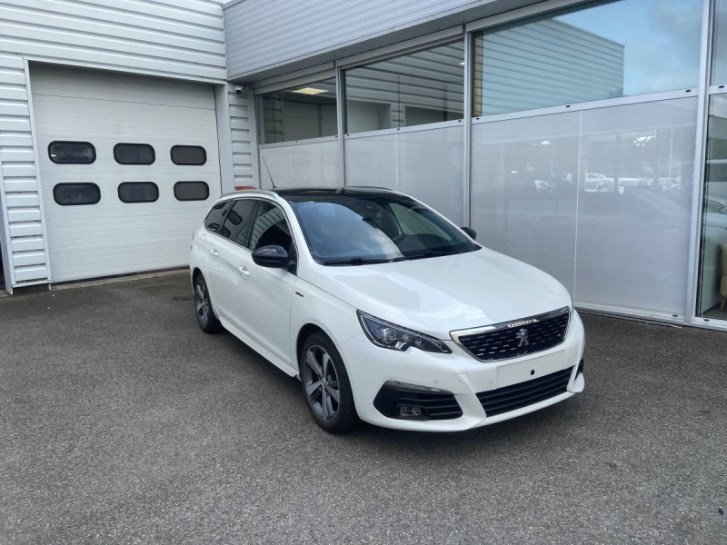 Peugeot 308 SW (2) 1.6 BlueHDi 120 S&S GT Line Diesel Blanc Occasion à vendre