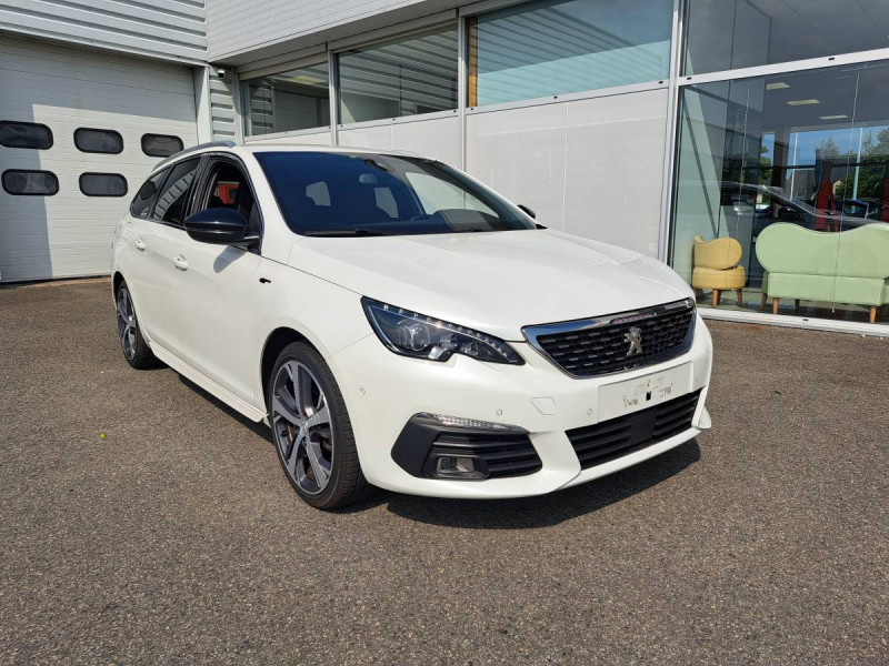 Peugeot 308 SW (2) BlueHDi 130 EAT 8 S&S SW GT PACK Diesel Blanc Occasion à vendre