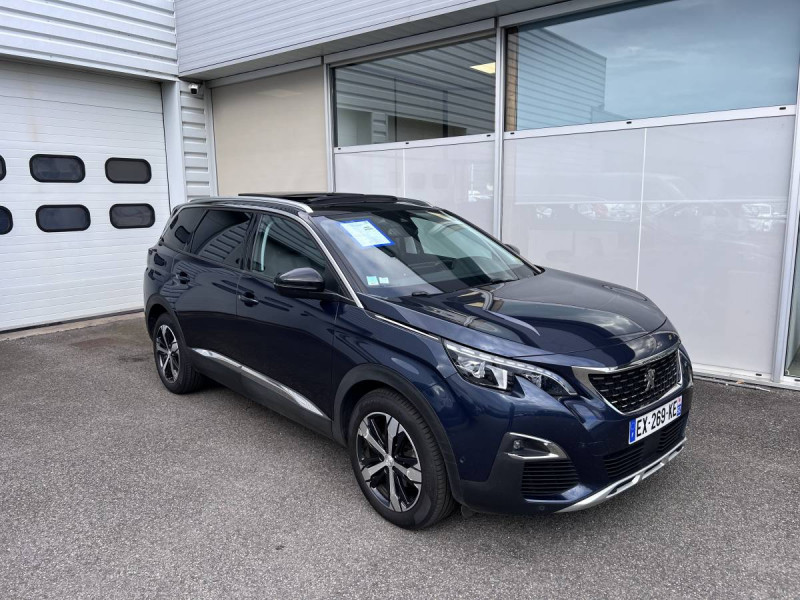 Peugeot 5008 (2) BlueHDi 130 S&S EAT8 ALLURE BUSINESS Diesel Bleu Occasion à vendre