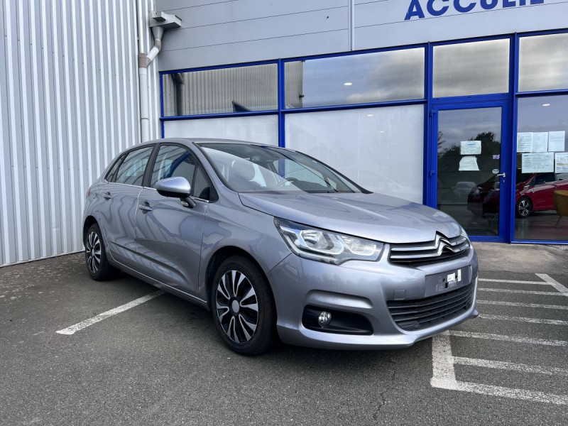 Citroen C4 (2) BlueHDi 100 BVM Feel Diesel Gris clair Occasion à vendre