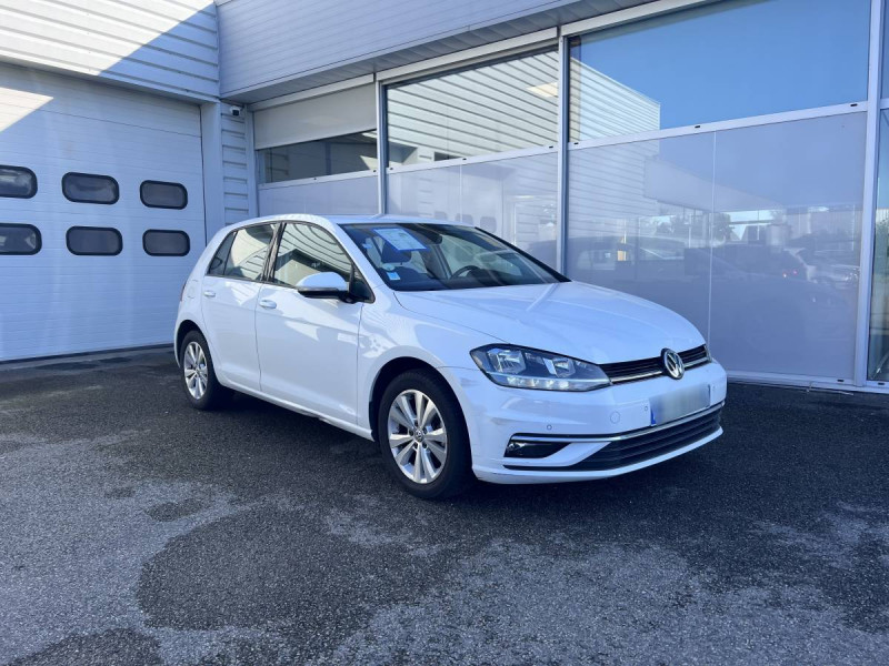 Volkswagen Golf (7) 1.6 TDI 115 BVM5 Confortline BMT Diesel Blanc Occasion à vendre