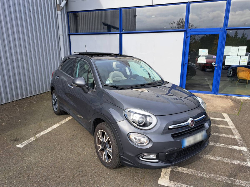 Fiat 500X 1.4 MultiAir 140ch Lounge 4x2 Essence Gris foncé Occasion à vendre