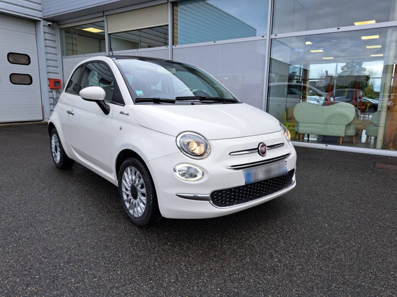 Fiat 500 (2) Hybrid 1.0 BSG 70 ch Dolcevita Hybride Blanc Occasion à vendre