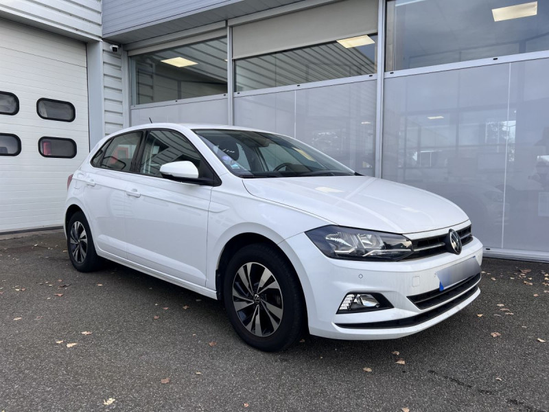 Volkswagen Polo (6) 1.0 TSI 95 Lounge Business Essence Blanc Occasion à vendre