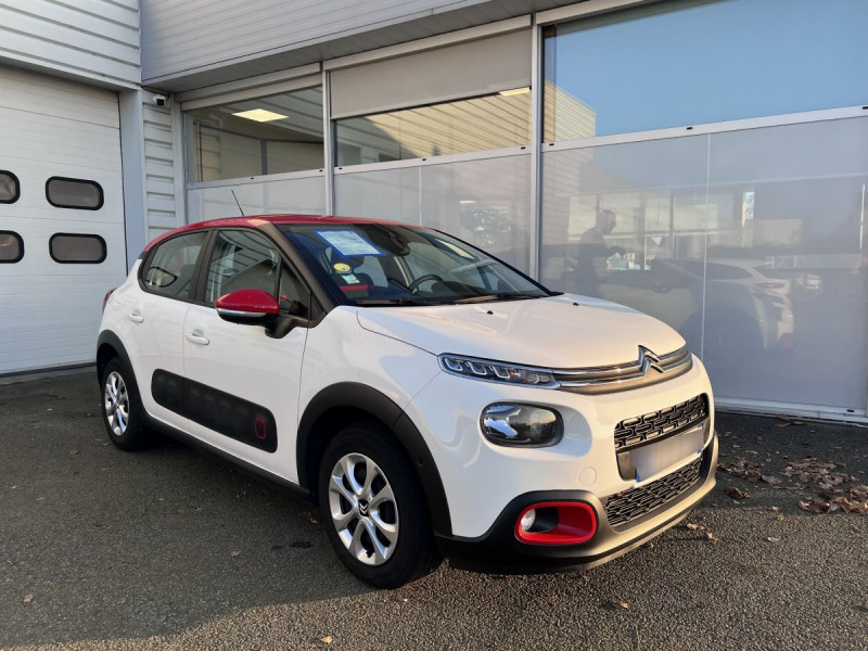 Citroen C3 (3) BlueHDi 100 S&S BVM Shine Business Diesel Blanc Occasion à vendre