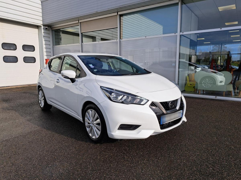 Nissan Micra (5) IG-T 100 Business Edition Essence Blanc Occasion à vendre