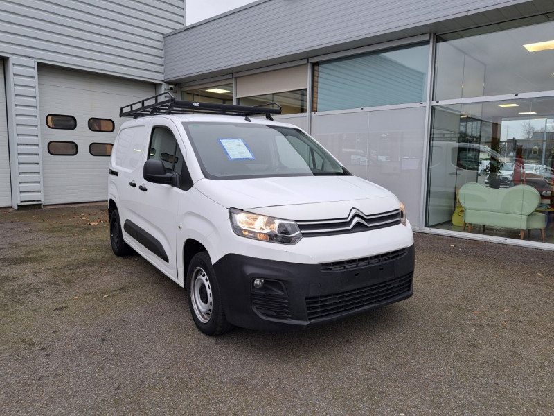 Citroen Berlingo (3) Taille M 650kg BlueHDi 100 S&S BVM Club  10242€ ht Diesel Blanc Occasion à vendre