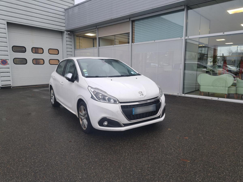 Peugeot 208 BLUEHDI 100 €6.c S&S ALLURE BUSINESS Diesel Blanc Occasion à vendre