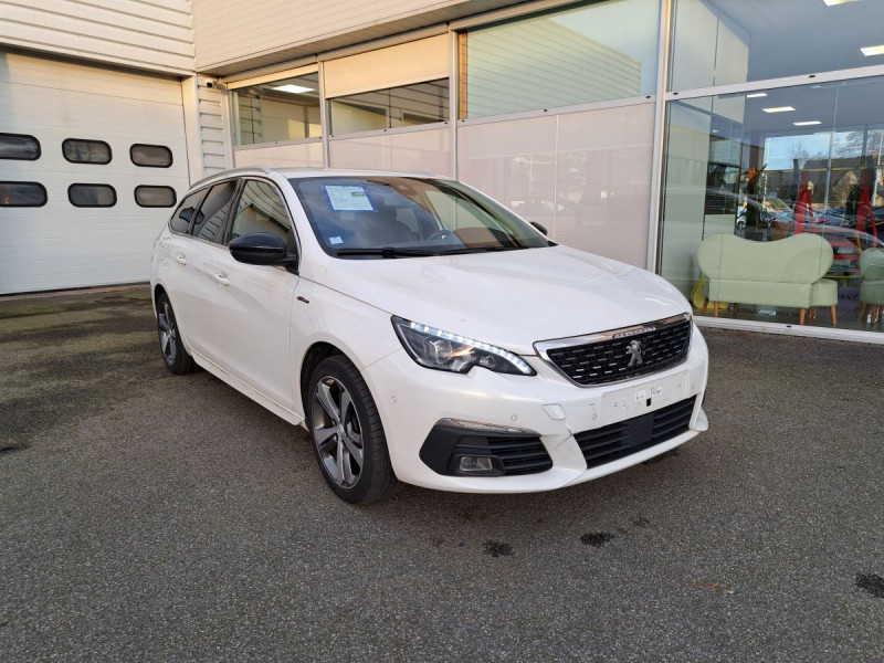 Peugeot 308 SW (2) BlueHDi 130 EAT8 S&S SW GT LINE Diesel Blanc Occasion à vendre