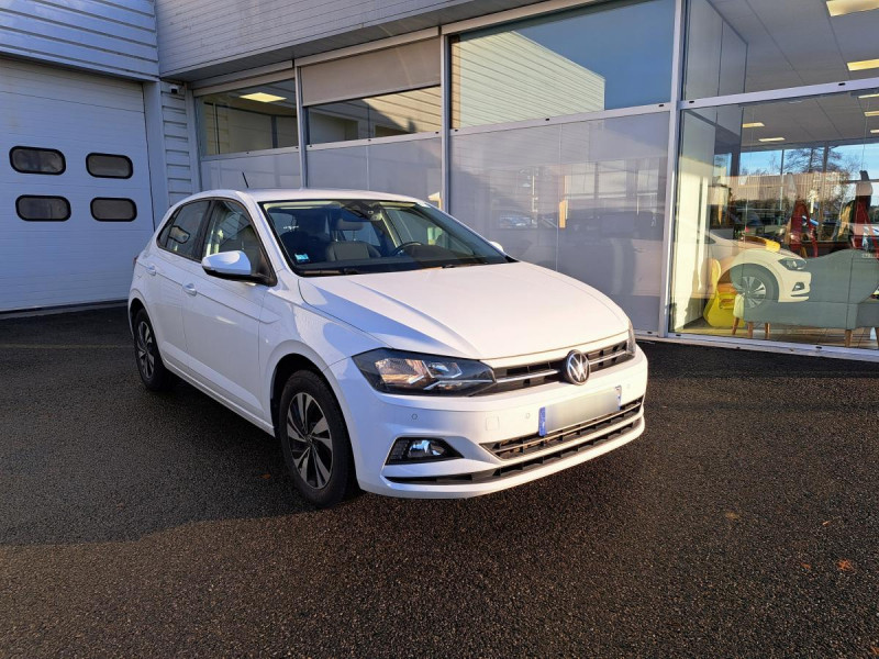 Volkswagen Polo (6) 1.0 TSI 95 Lounge Business Essence Blanc Occasion à vendre