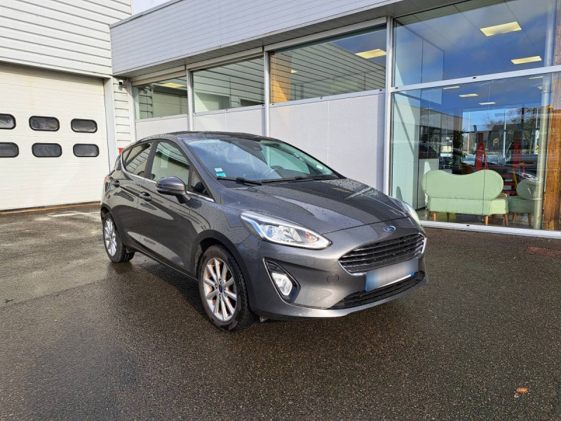 Ford Fiesta (7) 1.0 ECOBOOST 100PS S/S TITANIUM Essence Gris foncé Occasion à vendre