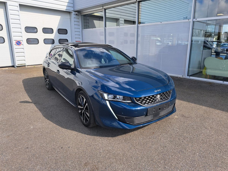 Peugeot 508 SW (2) BlueHDi 130 S&S EAT8 GT Diesel Bleu Occasion à vendre