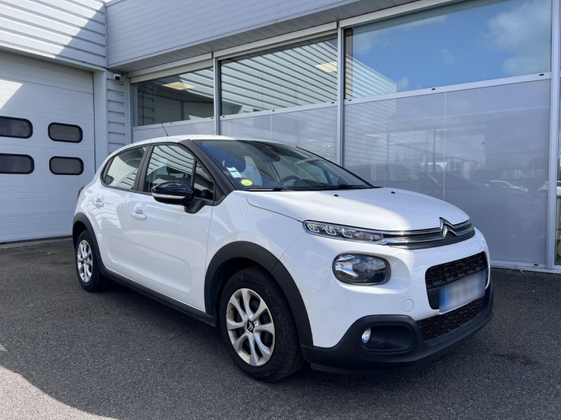 Citroen C3 (3) BlueHDi 100 S&S BVM Feel Business Diesel Blanc Occasion à vendre