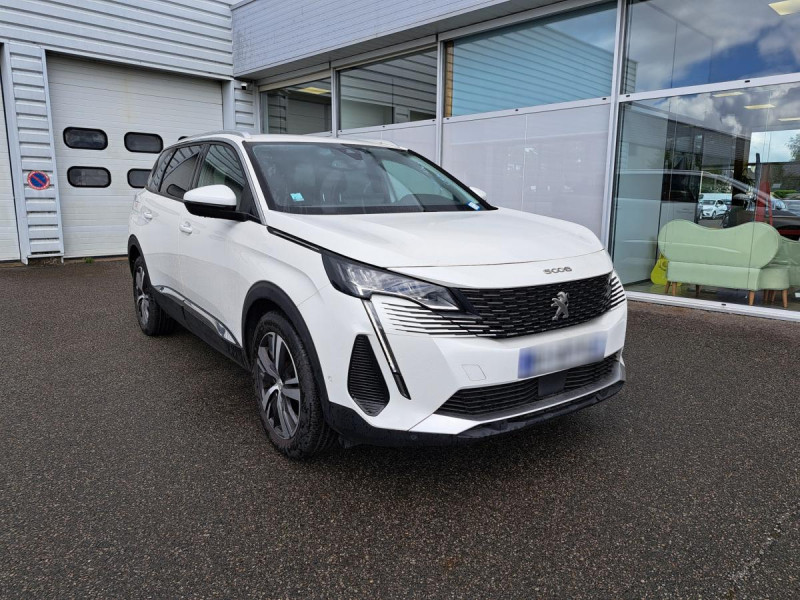 Peugeot 5008 (2) BlueHDi 180 S&S EAT8 Allure Pack Diesel Blanc Occasion à vendre